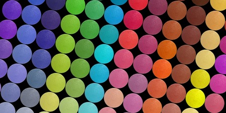 Professional multicolor eyeshadow palette for makeupの写真素材