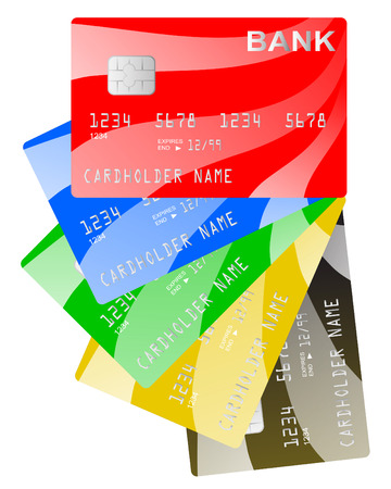 Vector credit cardsのイラスト素材