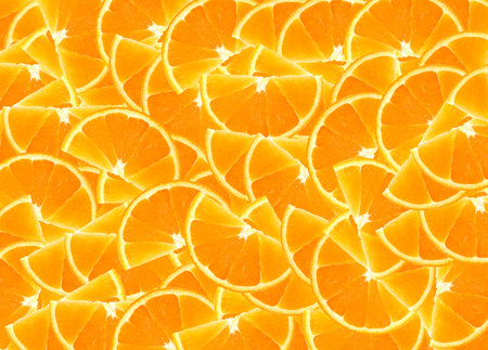 fresh orange slices background