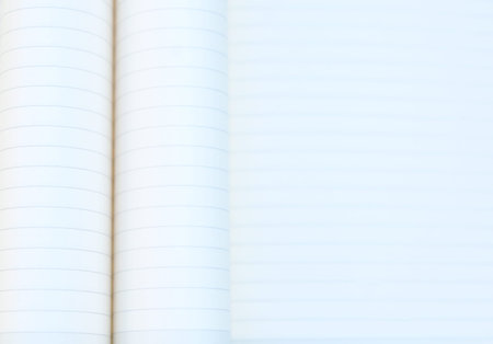 Notebook lined paper page as background
