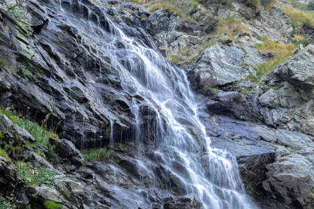 mountain waterfallの写真素材