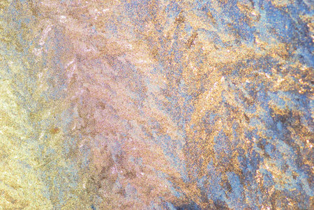 close up shot of ice crystals on a window
