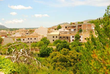 the city arta on the island mallorca spainの写真素材