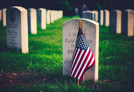 Memorial Day is a national holiday in the United States on May 29thの素材
