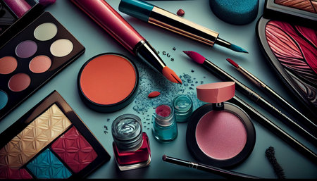 close up make up products.の素材