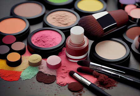 close up make up products.の素材