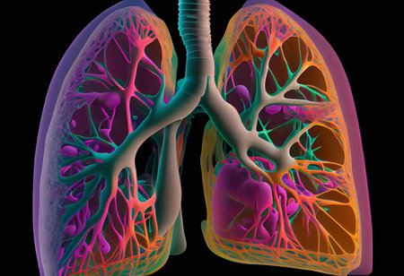 Human Lung model illness, Lung cancer and lung diseaseの素材
