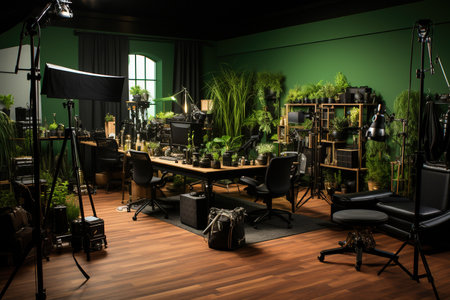 photo studio backdrop.の素材