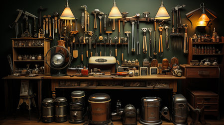 Collection of professional hair dresser toolsの素材