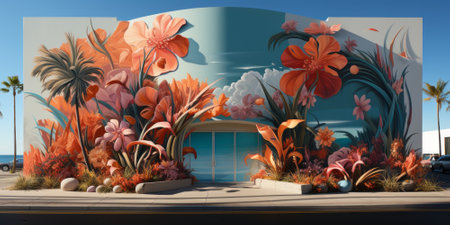 Miami street illustratorの素材