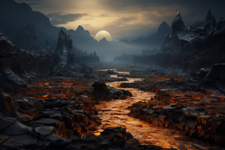 Extremely detailed Extreme closeup, unreal imagination with Mars.の素材