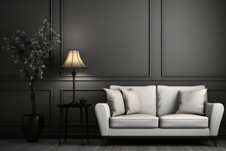 chocolate cupcakes with raspberries and chocolate sauce in a wooden boxの素材