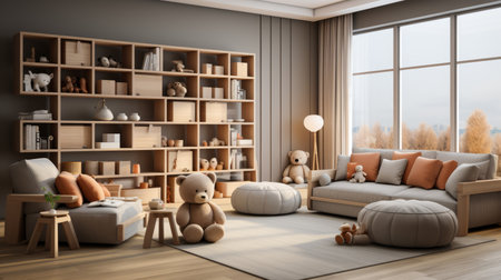 Nursery modern roomの素材