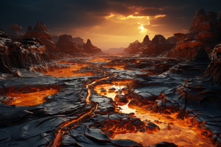 Extremely detailed Extreme closeup, unreal imagination with Mars.の素材