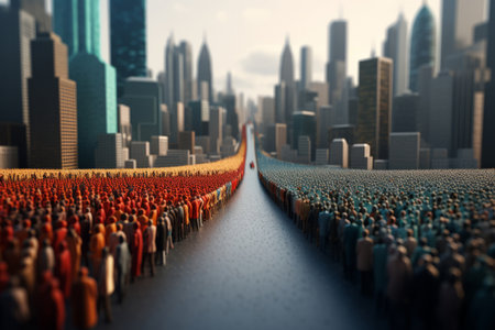 Diversity and Inclusion concept in urban, creative, rebel, minimalisticの素材
