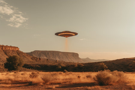 landing of the Unknown Flying Objectの素材