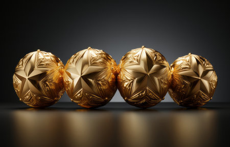 golden stars against a gray backgroundの素材