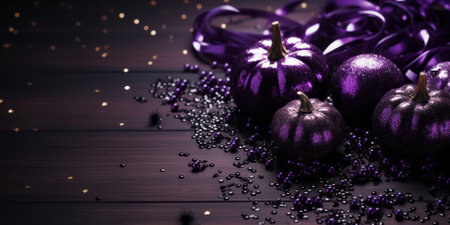 purple and black glitter halloween backgroundの素材