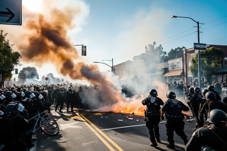 street protestsの素材