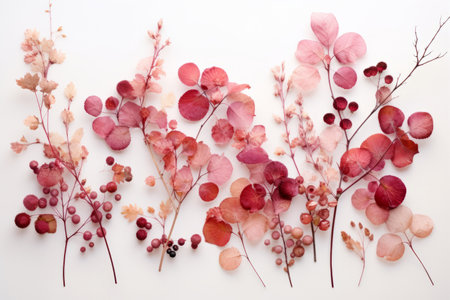 Autumn Jewels in a pink delicate paletteの素材