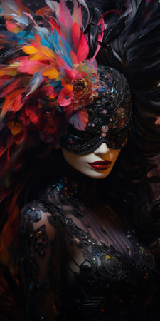 Carbonated rococo punk, carbonationcore fashion, couture dress, masquerade maskの素材