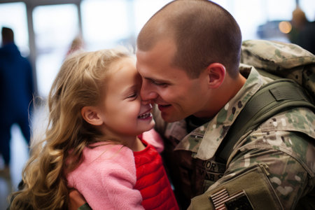 happy military homecomingの素材