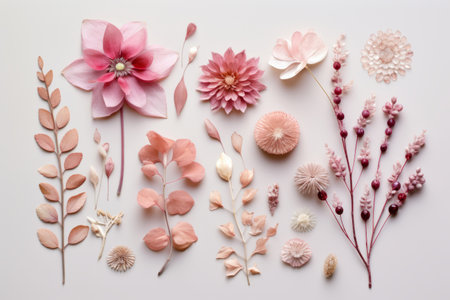 Autumn Jewels in a pink delicate paletteの素材