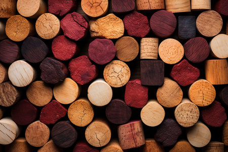 Wine corks backgroundの素材