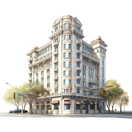 building white backgroundの素材