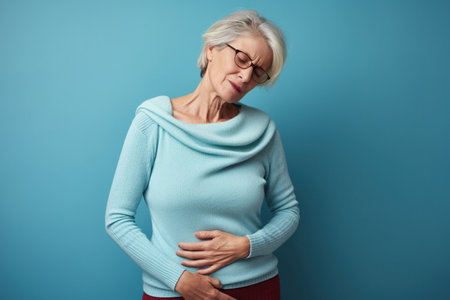 Medium shot portrait photography of a woman in her 60s ho 4adc0c31-67e6-4f56-a9b7-dc5fc18513e7-standard-scale-3 20xの素材