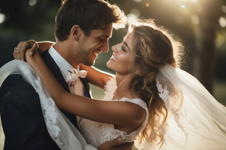 Wedding Couple in Loveの素材