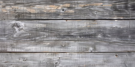 Weathered gray wood background with aged texture and visible grain: Ideal for vintage or coastal themes, the aged texture and visible grain of gray wood evoke a sense of history and charmの素材