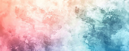 Abstract background with blue and pink gradient. Horizontal banner with space for textの素材