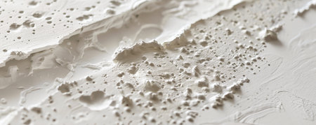 A detailed view of watercolor paper with a textured, bumpy surface designed to hold pigment. The white paper shows off its unique texture perfectly.の素材