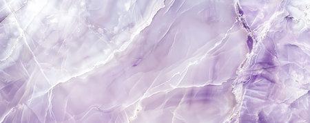 The background of a delicate lavender onyx marble texture, with subtle white and silver veining. Ideal for use in elegant wedding stationery, luxury cosmetics packaging, or sophisticated digital backgrounds.の素材