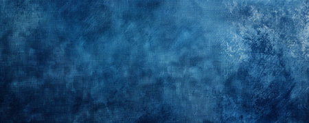A deep blue background with a slight gradient and a rough texture, adding a sense of ruggedness and character.の素材
