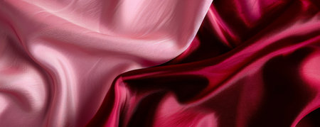 A chic dual-color background featuring a seamless blend of light pink and rich burgundy, perfect for a refined and elegant look.の素材