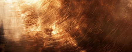 A bronze background with a polished finish, reflecting light beautifully for a luxurious look.の素材