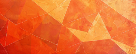 A bold orange background adorned with subtle geometric patterns, adding a modern touch while maintaining the intensity of the color.の素材