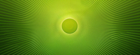 A bright green background with a subtle radial gradient, drawing the eye to the center and creating a focal point.の素材