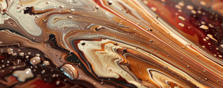 A mercury background with intricate, fluid designs, providing a mesmerizing and hypnotic visual.の素材