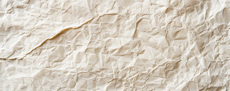 Detailed view of mulberry paper texture background with a rough surface. Made from plant fibers, the light creates beautiful shading, perfect for craft and art purposes.の素材