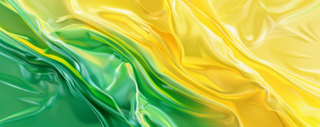 A vibrant dual-color background transitioning from bright yellow to vivid green, creating an energetic and lively design.の素材