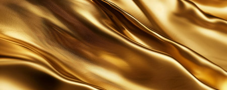 A matte gold background with a smooth, even finish, creating a sleek and minimalist aesthetic.の素材