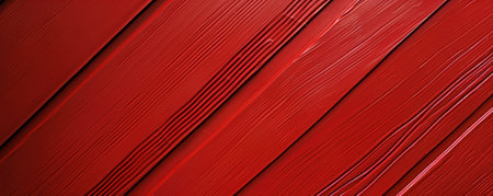 A bold red background featuring a subtle texture of diagonal lines, adding depth and interest while maintaining the intensity of the color.の素材