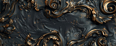 A luxurious abstract texture with intricate details and rich hues, ideal for creating opulent and sophisticated wall decor.の素材