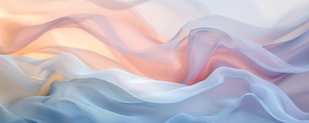 A soft, abstract backdrop with flowing shapes and light, pastel colors, creating a modern and calming look.の素材