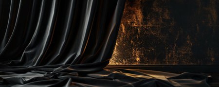 A rich, dark velvet texture background, offering a luxurious and sophisticated feel.の素材