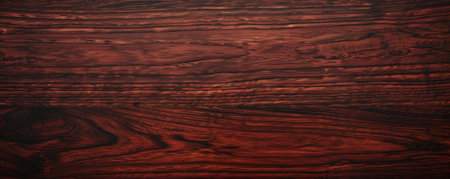 A premium mahogany wood backdrop with a rich, reddish-brown hue and finely detailed grains, offering a sophisticated aesthetic.の素材