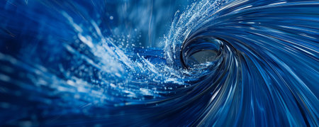 A bold sapphire background with dynamic, radiating lines in contrasting colors like white and black, creating a sense of energy and movement.の素材